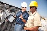 Outdoor-Tablets sind eher für raue Umgebungen geschaffen als für das Büro, zum Beispiel für den Einsatz auf der Baustelle. Im Bild zu sehen ist der Motion F5v Tablet PC.
