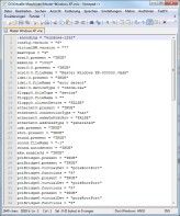 Nur Text: VMX-Dateien lassen sich mit jedem beliebigen Editor öffnen.