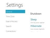 Immersive User Interface: Windows 8 kommt mit einer alternativen für Touch-PCs und Tablets optimierten Oberfläche. Dieses "Immersive User Interface" beinhaltet auch diese angepasste Systemsteuerung.