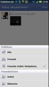 Upload-Hindernis: Benutzerdefinierte Einstellungen bringen den Facebook-Bilder-Upload aus dem Tritt.