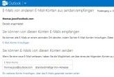 Absender: Sie können Outlook.com so konfigurieren, dass von einer alternativen Adresse aus versendet wird.