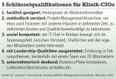 Diese 5 Top-Qualifikationen sollten Klinik-CIOs mitbringen, um erst gar nicht in die Ecke eines Teckies gesteckt zu werden.