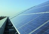 Eine Conergy-Solaranlage in Kiel. 