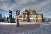 Die Semperoper in Dresden.