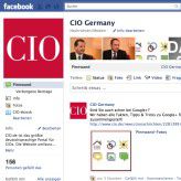 Die Seite des CIO-Magazins bei Facebook - auch ein Schritt zur Anpassung an Consumer IT: Laut IDC gilt es, diesen Trend zu nutzen, nicht zu verdammen.