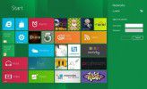 Verschieben mit der Hand möglich: Das neue Metro Interface von Windows 8 eignet sich auch für Touchscreens.