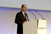 Olaf Scholz, Erster Bürgermeister und Präsident des Senats der Freien Hansestadt Hamburg, kann sich freuen.