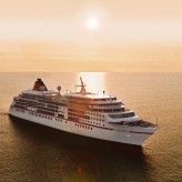Die MS EUROPA - eines der Schiffe von Hapag-Lloyd.