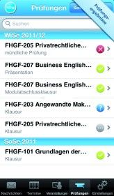 Mit der neuen App können die Nutzer mobil auf Informationen rund um das Studium zugreifen.