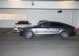 Der selbstparkende Audi A7 im Parkhaus.