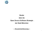 Deckblatt der umstrittenen Studie (Zusammenfassung) von HP für Microsoft.