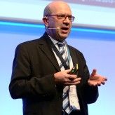 Riccardo Sperrle, CIO beim Lebensmitteleinzelhändler Kaiser's Tengelmann, auf den Hamburger IT-Strategietagen.