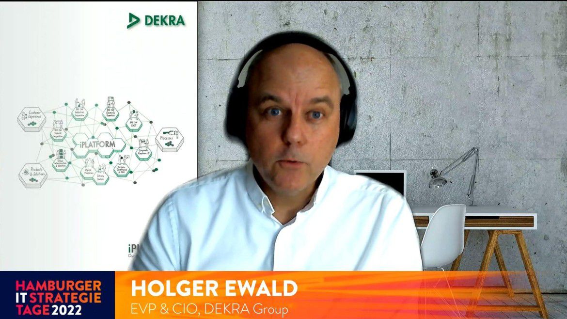 Holger Ewald, CIO und EVP der Dekra, gab auf den Hamburger IT-Strategietagen einen Einblick in die Zusammenführung von IT und OT.