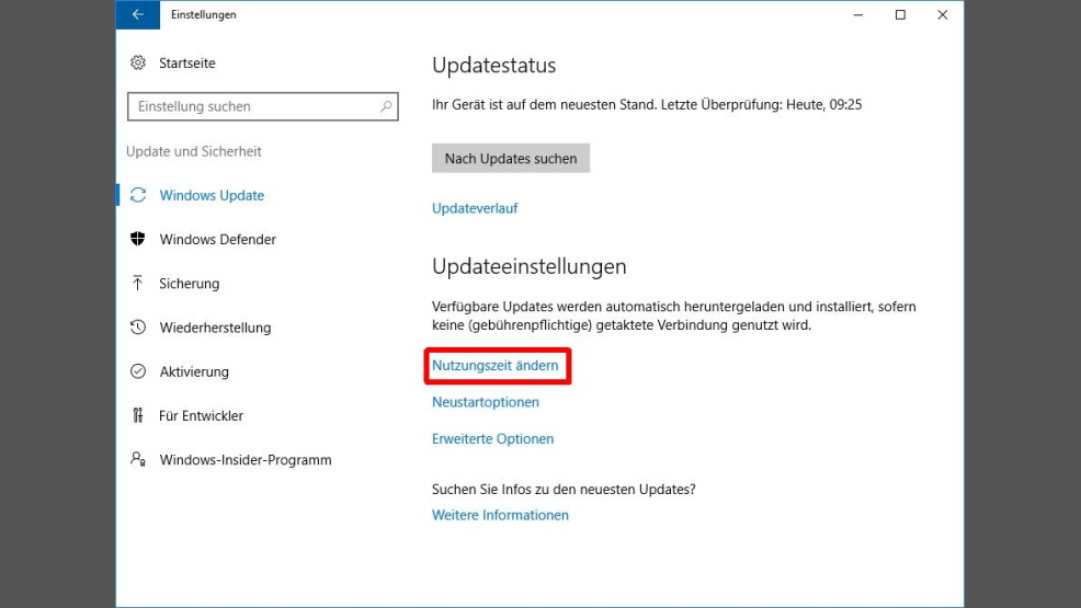 Automatischen Windows-Neustart nach Updates unterbinden